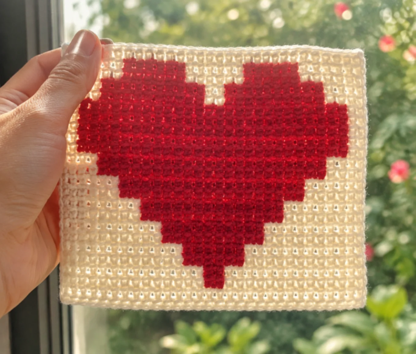 Sweet Heart — finished crochet piece inspiration