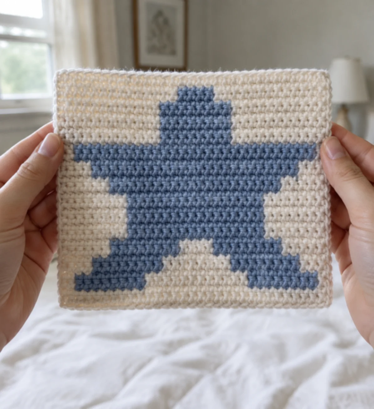 Little Star (Blue) — finished crochet piece inspiration